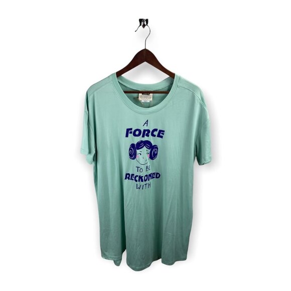 Munki Munki Star Wars A Force to Reckon With Nightgown Sleeping Shirt - Picture 1 of 6